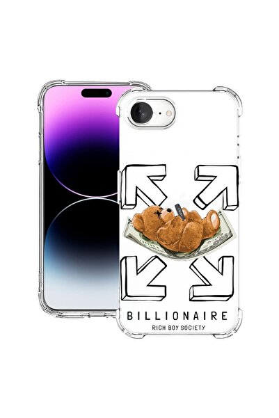 bestcase Husa pentru Apple iPhone 16e, Anti Shock 1.5MM, Billionaire Bear, Pr...