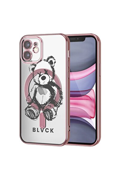 bestcase Husa Luxury MagSafe, Compatibila Apple iPhone 11, Teddy BLVCK, Ultra...