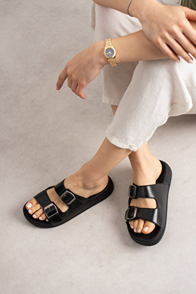 pasyone Black Women's Daily Comfortable Stylish Slippers