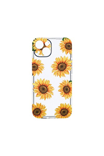 bestcase Διαφανής Θήκη Σιλικόνης 2MM, Συμβατή με Apple iPhone 14, Ηλιοτρόπιο,...