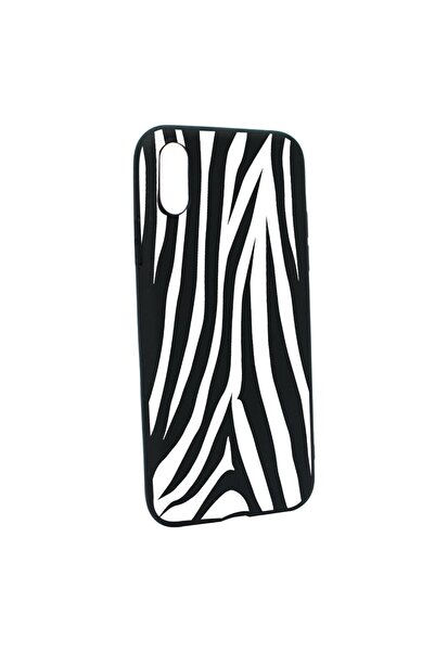 bestcase Θήκη σιλικόνης συμβατή με Apple iPhone XS Max, Ζέβρα, ανθεκτική στη ...