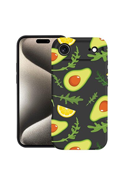 bestcase Husa pentru Apple iPhone 17 Air cu Design Avocado, Premium Silicone,...