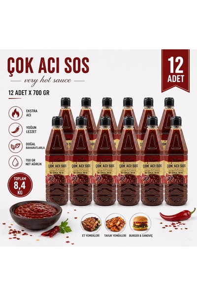 Master Çiğ Köfte RETSAM ÇOK ACI SOS 12 Lİ