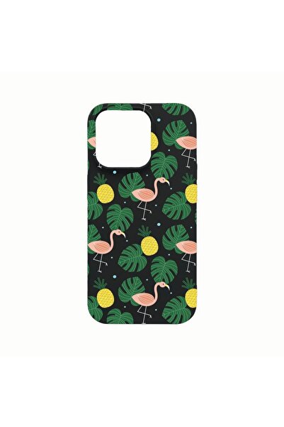 bestcase Husa Silicon, Compatibila Cu Apple iPhone 14 Pro Max, Tropical, rezi...