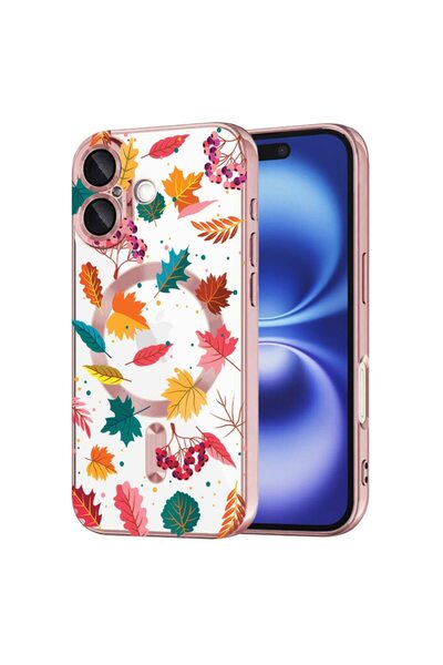 bestcase Πολυτελής Θήκη MagSafe, Συμβατή με Apple iPhone 16, Φθινοπωρινά Χρώμ...