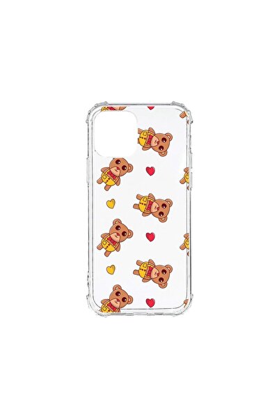 bestcase Αντικραδασμική Θήκη 1.5MM, Συμβατή με Apple iPhone 11, Σχέδιο Αρκουδ...