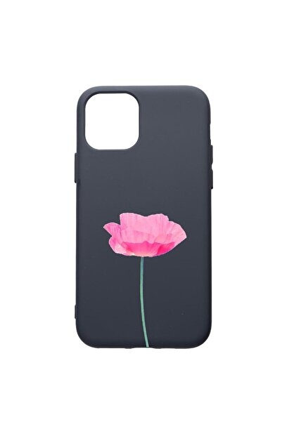 bestcase Θήκη Σιλικόνης Premium Συμβατή με Apple iPhone 12, Χρώμα Ροζ Τριαντά...