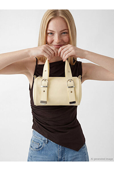 LC Waikiki Shining Choices Buckle Detailed Leather Look Women's Shoulder Bag ...