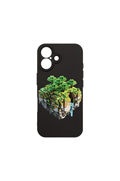 bestcase Θήκη για Apple iPhone 16 Plus, Λεπτή Premium Σιλικόνη 1.2MM, Minecra...