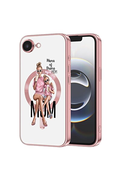 bestcase Πολυτελής Θήκη MagSafe, Συμβατή με Apple iPhone 16e, Μαμά Κοριτσιών,...