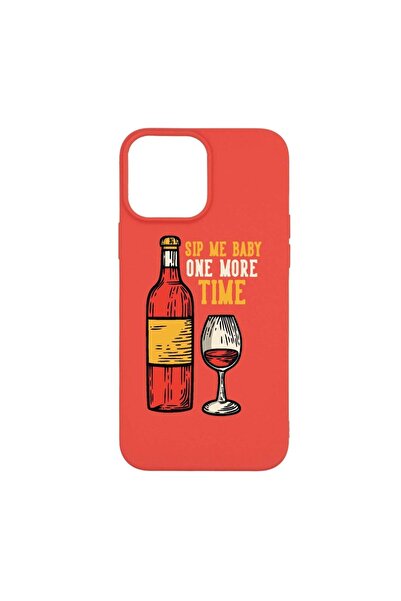 bestcase Θήκη σιλικόνης, Συμβατή με Apple iPhone 13 Pro Max, Sip Me Baby, ανθ...