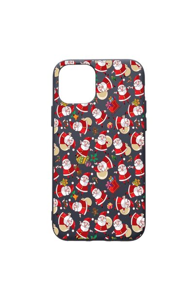 bestcase Husa Premium Silicon Compatibila Cu Apple IPhone 12 Mini, Xmas, cu i...