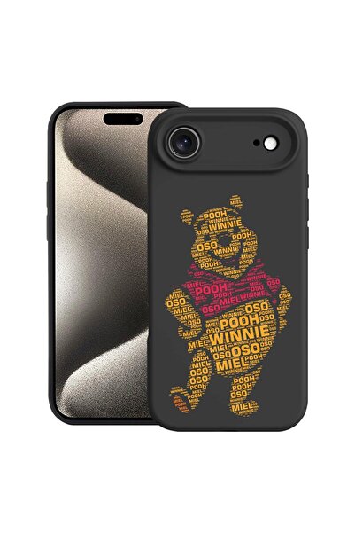 bestcase Husă pentru Apple iPhone 17 Air cu design Calligraphy Pooh, Silicon ...