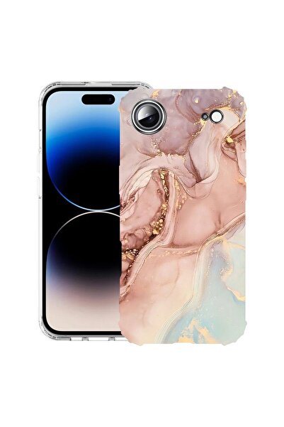 bestcase Θήκη για Apple iPhone 17 Air με Σχέδιο Ροζ Μάρμαρο, Αντικραδασμική, ...