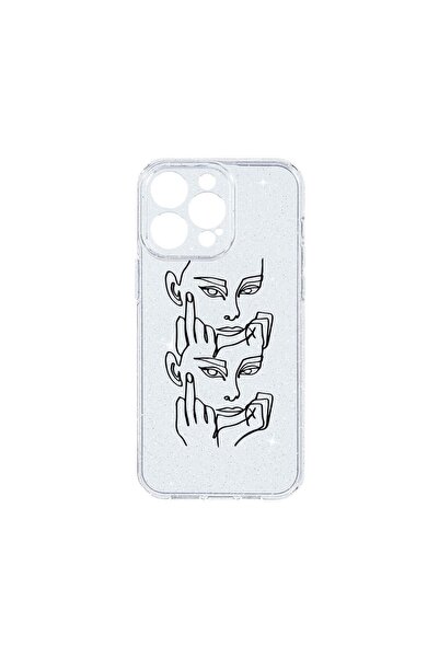 bestcase Husa Crystal Glitter 2MM, Compatibila Cu Apple iPhone 14 Pro, FU, An...