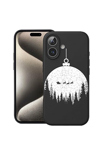 bestcase Θήκη για Apple iPhone 17 με Σχέδιο Χριστουγεννιάτικης Σφαίρας, Σιλικ...