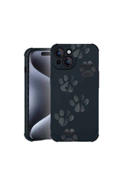 bestcase Θήκη TPU Pro Shock Συμβατή με Apple iPhone 15, με σχέδιο πατούσας σκ...