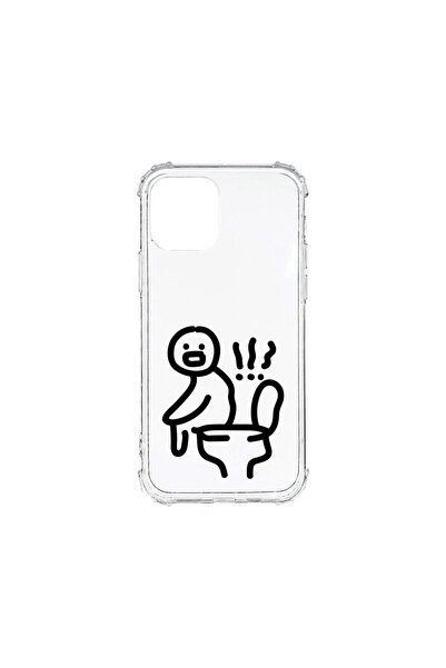 bestcase Αντικραδασμική Θήκη 1.5MM, Συμβατή με Apple iPhone 12, Σχέδιο Κακάκι...