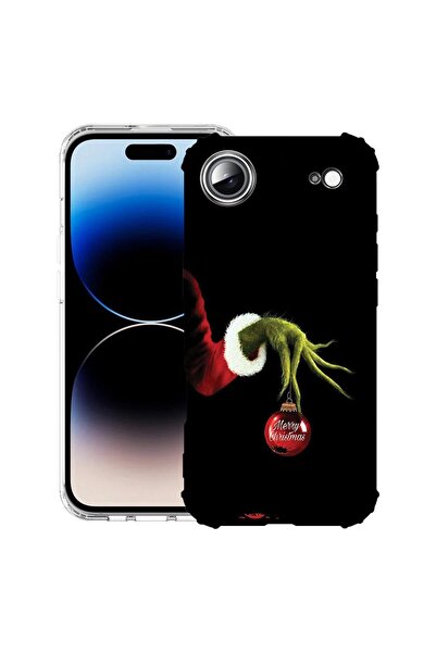 bestcase Husă pentru Apple iPhone 17 Air cu design Grinch de Crăciun, Antișoc...
