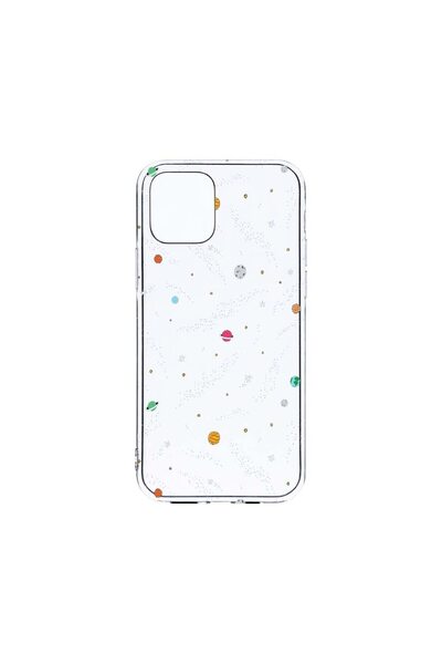 bestcase Διαφανής Θήκη Σιλικόνης 2MM, Συμβατή με Apple iPhone 12, Σχέδιο Σύμπ...