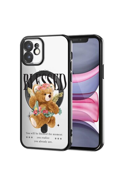 bestcase Πολυτελής Θήκη MagSafe, Συμβατή με Apple iPhone 12, Αρκουδάκι - Ευλο...