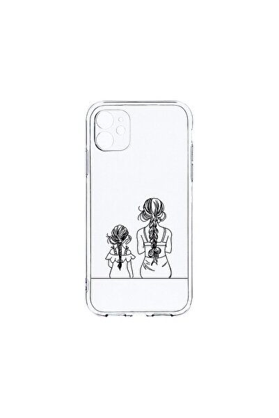 bestcase Θήκη Clear Silicon 2MM, Συμβατή με Apple iPhone 12 Mini, Μαμά και Κό...