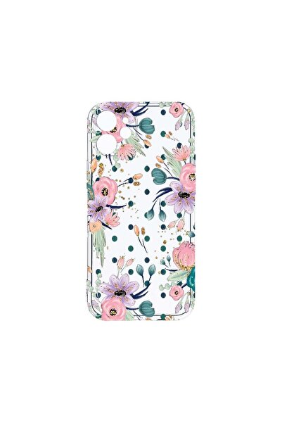 bestcase Husa Clear Silicon 2MM, Compatibilă cu Apple iPhone 11, Colecția Flo...