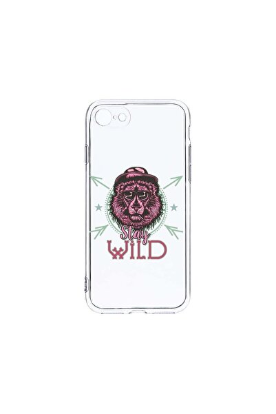 bestcase Прозрачен силиконов калъф 2ММ, Съвместим с Apple iPhone SE 2, Stay W...