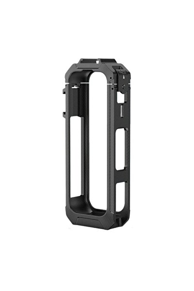 Choice إطار أسود لـ Insta360 X5، غطاء حماية من البولي كربونات مع حامل كولد شو...