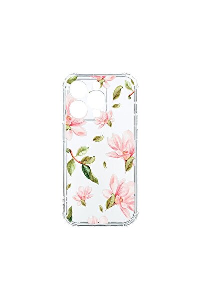 bestcase Husa Anti Shock 1.5MM, Compatibila Cu Apple iPhone 15 Pro, Flowers C...