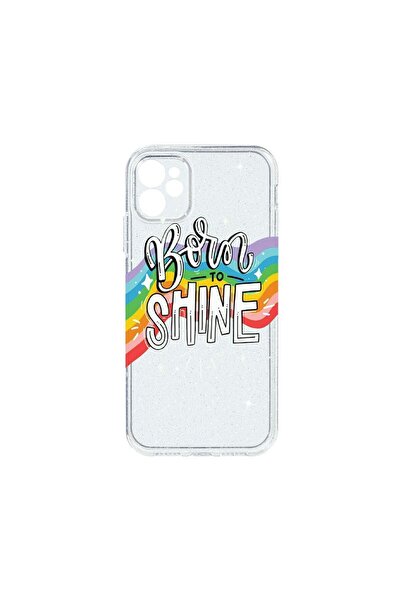 bestcase Husa Crystal Glitter 2MM, Compatibila Cu Apple iPhone 11, Born To Sh...
