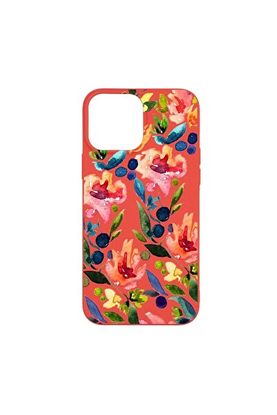 bestcase Silicone Case, Compatible with Apple iPhone 13 Pro Max, Flowers Coll...