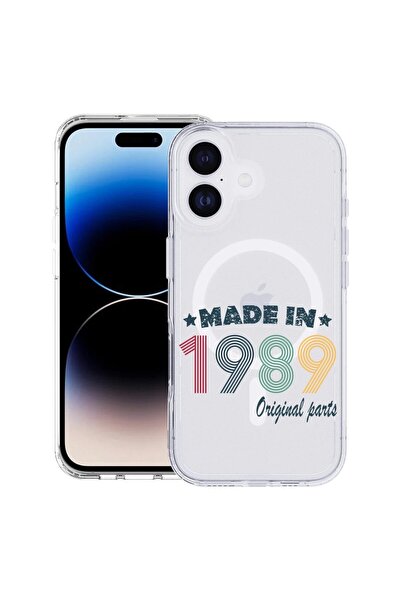bestcase Husă pentru Apple iPhone 17 cu Design Original Parts 1989, Mag Anti ...