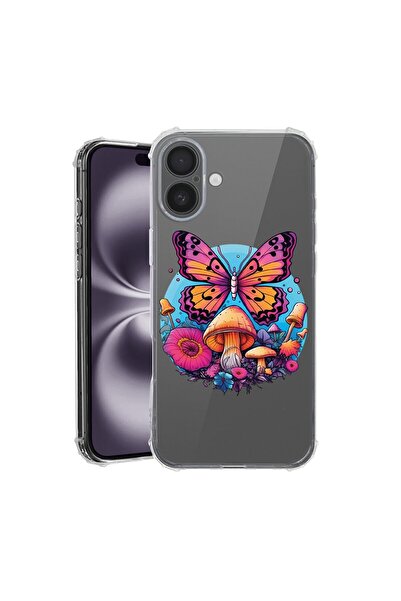 bestcase Husă pentru Apple iPhone 17 cu Design Dream Colors - Fluture, Antișo...