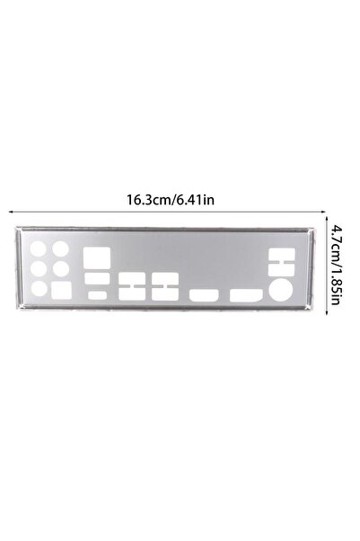 Choice KOQZM 1PCS 1PCS IO I/O Shield Back Plate Blende Bracket من الفولاذ الم...