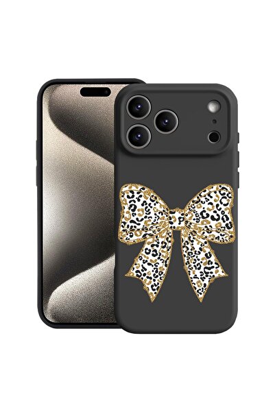 bestcase Θήκη για Apple iPhone 17 Pro με Σχέδιο Λεοπάρδαλης και Φιόγκο, Σιλικ...