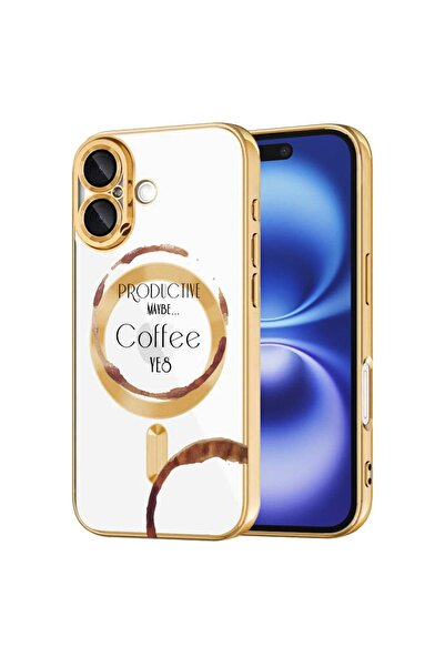 bestcase Husa Luxury MagSafe, Συμβατό με Apple iPhone 16, Καφέ, Εξαιρετικά Μα...