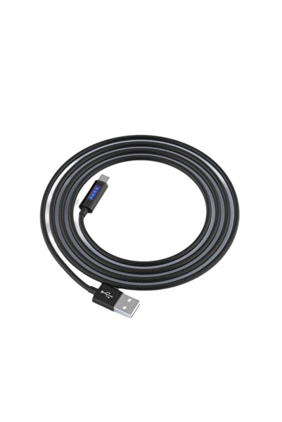 Choice كابل شحن سريع جداً أسود بقوة 120 واط و6 أمبير، سلك بيانات USB يقطع الت...