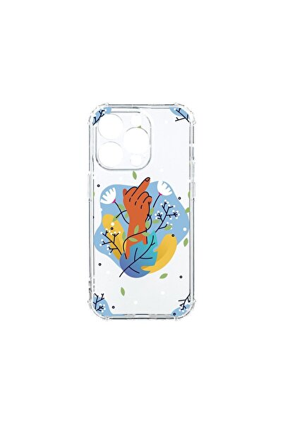 bestcase Αντικραδασμική Θήκη 1.5MM, Συμβατή με Apple iPhone 15 Pro Max, Flowe...