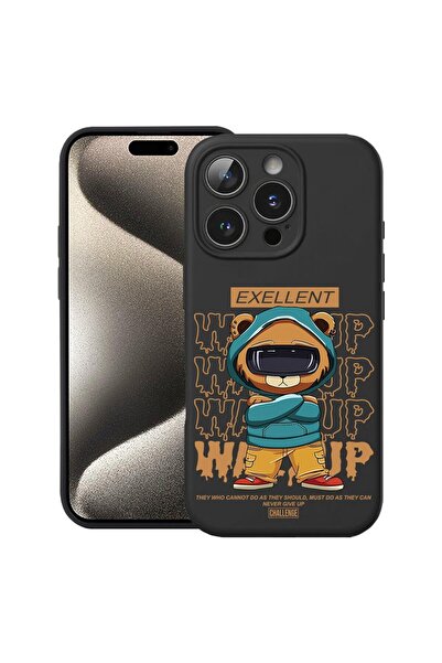 bestcase Θήκη Πρέμιουμ Σιλικόνης για Apple iPhone 15 Pro Max, Bear Exellent, ...