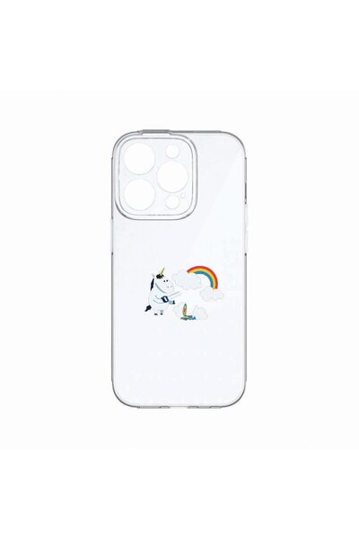 bestcase Θήκη, Συμβατή με Apple iPhone 14 Pro, Μονόκερος Ουράνιο Τόξο, Ανθεκτ...