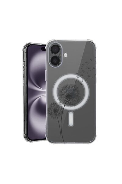 bestcase Husa pentru Apple iPhone 16 Plus, MagSafe Anti Shock, Dandelion, Pro...