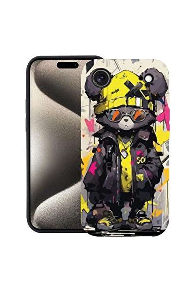 bestcase Husă pentru Apple iPhone 17 Air cu design Ursuleț de pluș, culori pa...