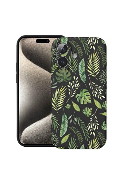 bestcase Husă pentru Apple iPhone 17 cu design Frunze verzi, Silicon premium,...