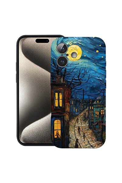 bestcase Θήκη για Apple iPhone 17 με Σχέδιο Van Gogh City Life, Σιλικόνη Prem...