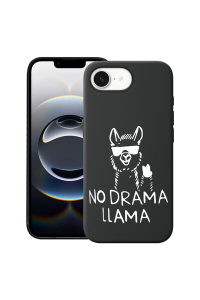 bestcase Калъф за Apple iPhone 16e, Премиум тънък силиконов 1.2ММ, No Drama L...