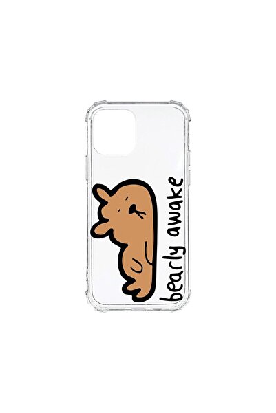 bestcase Αντικραδασμική Θήκη 1.5MM, Συμβατή με Apple iPhone 12, Bearly Awake,...