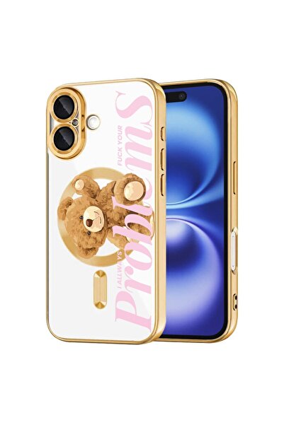 bestcase Πολυτελής Θήκη MagSafe, Συμβατή με Apple iPhone 16 Plus, Αρκουδάκι -...