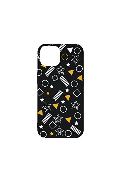 bestcase Θήκη Premium Υγρής Σιλικόνης, Συμβατή με Apple iPhone 15, Γεωμετρική...