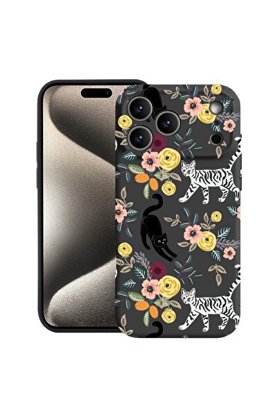 bestcase Husă pentru Apple iPhone 17 Pro Max cu Design cu model de pisici, Si...